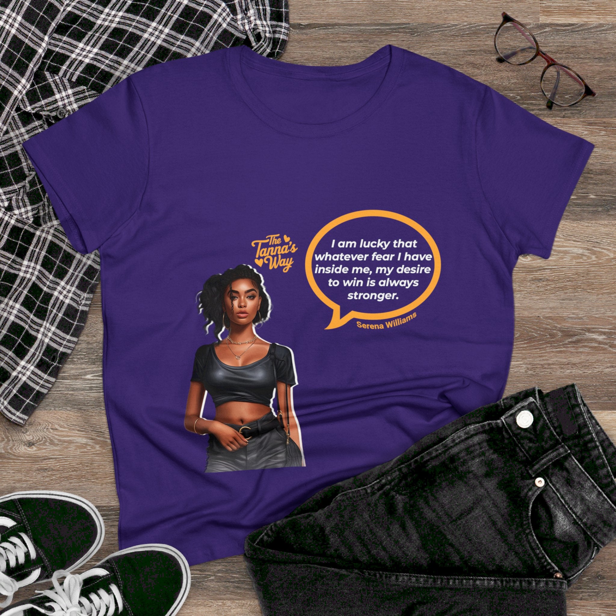 Serena Williams | Women's Midweight Cotton Tee